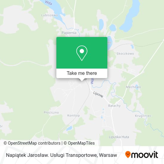 Napiątek Jarosław. Usługi Transportowe map