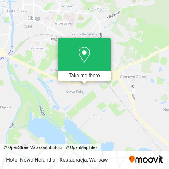 Hotel Nowa Holandia - Restauracja map