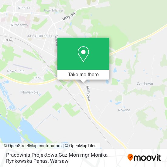 Pracownia Projektowa Gaz Mon mgr Monika Rynkowska Panas map