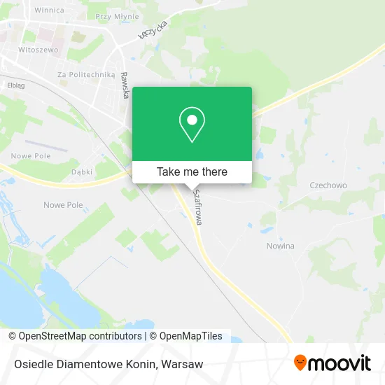 Карта Osiedle Diamentowe Konin