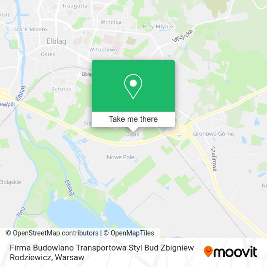 Firma Budowlano Transportowa Styl Bud Zbigniew Rodziewicz map