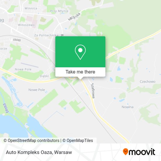 Auto Kompleks Oaza map