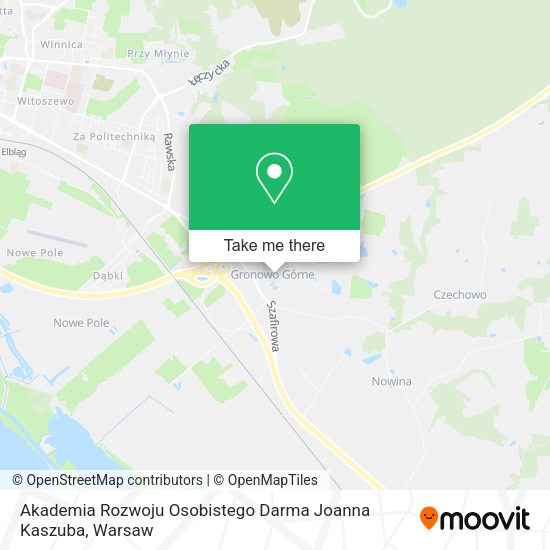 Akademia Rozwoju Osobistego Darma Joanna Kaszuba map