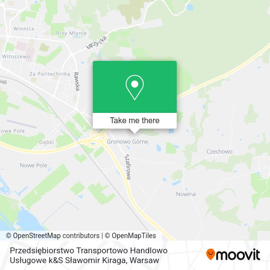 Przedsiębiorstwo Transportowo Handlowo Usługowe k&S Sławomir Kiraga map