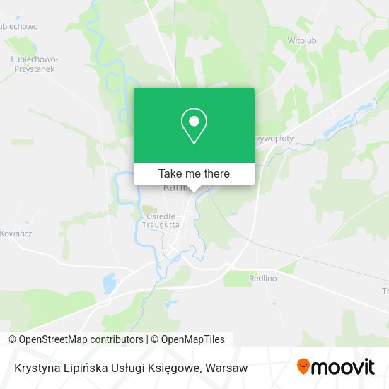 Krystyna Lipińska Usługi Księgowe map