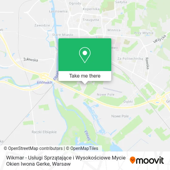 Карта Wikmar - Usługi Sprzątające i Wysokościowe Mycie Okien Iwona Gerke