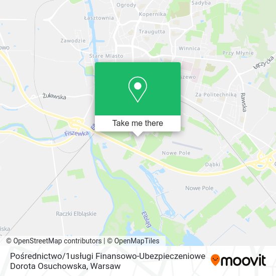 Pośrednictwo / 1usługi Finansowo-Ubezpieczeniowe Dorota Osuchowska map