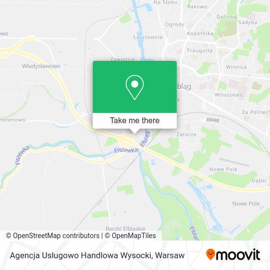 Agencja Uslugowo Handlowa Wysocki map