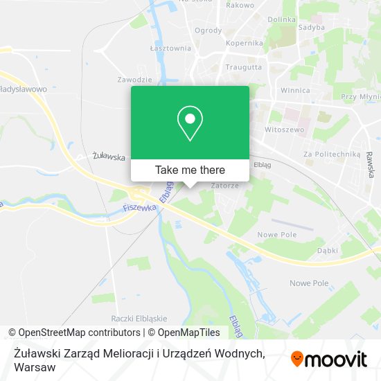 Żuławski Zarząd Melioracji i Urządzeń Wodnych map