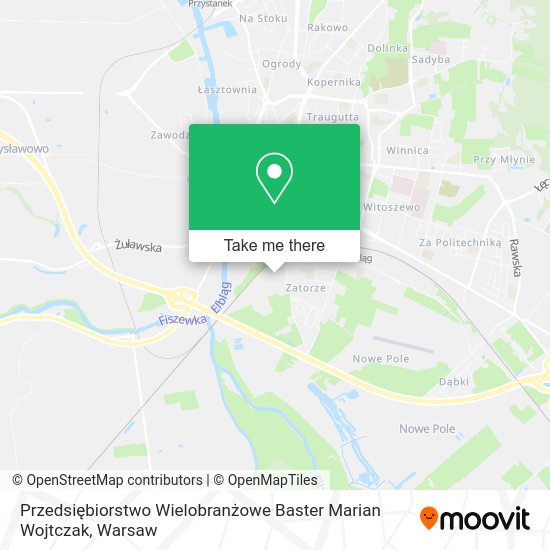 Przedsiębiorstwo Wielobranżowe Baster Marian Wojtczak map