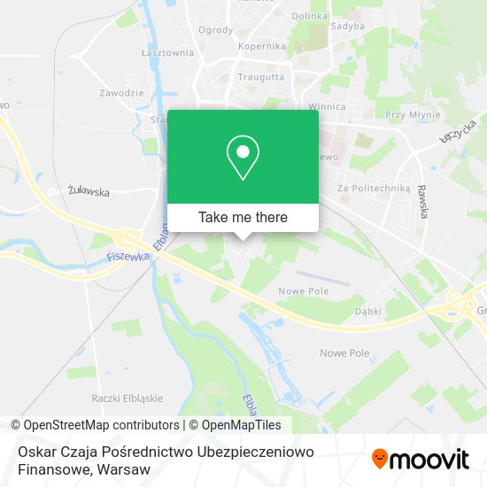 Oskar Czaja Pośrednictwo Ubezpieczeniowo Finansowe map