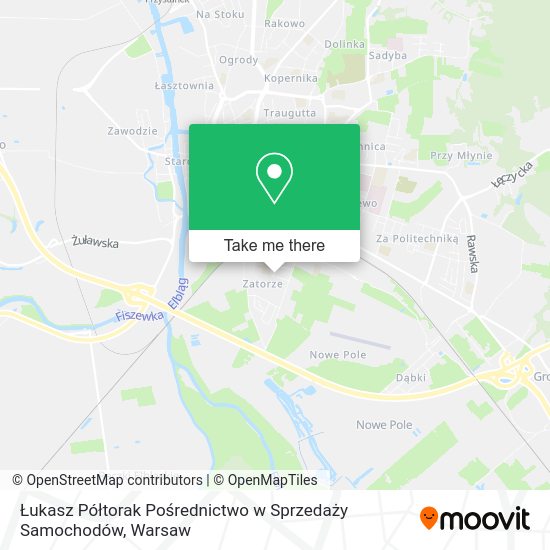 Łukasz Półtorak Pośrednictwo w Sprzedaży Samochodów map