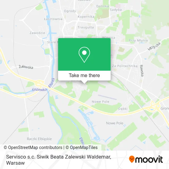 Servisco s.c. Siwik Beata Zalewski Waldemar map