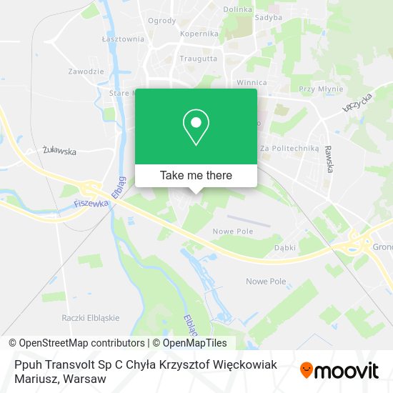 Ppuh Transvolt Sp C Chyła Krzysztof Więckowiak Mariusz map