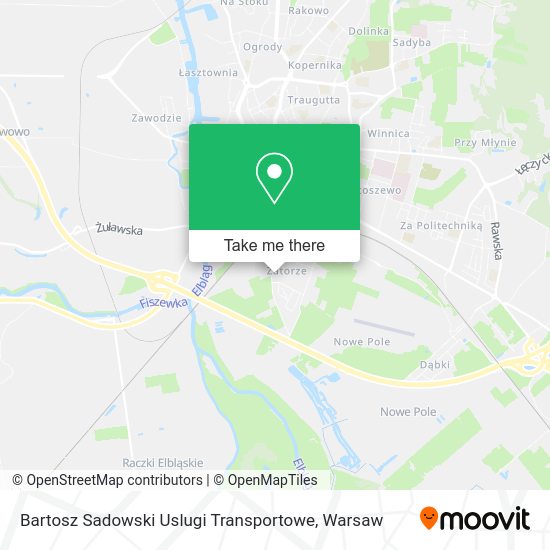 Bartosz Sadowski Uslugi Transportowe map