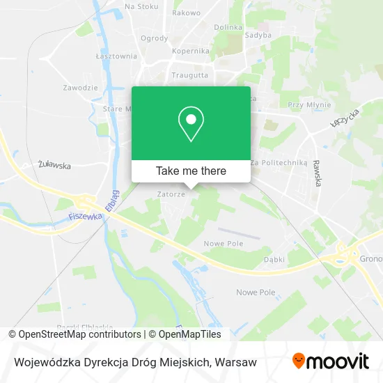 Wojewódzka Dyrekcja Dróg Miejskich map
