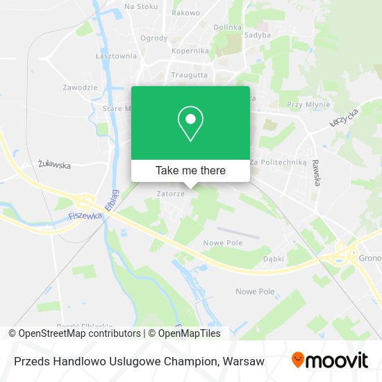 Przeds Handlowo Uslugowe Champion map