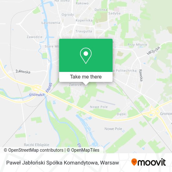 Paweł Jabłoński Spółka Komandytowa map