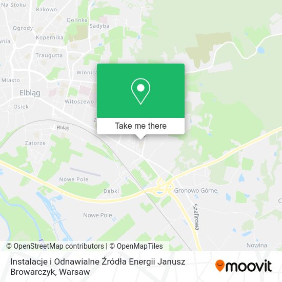 Instalacje i Odnawialne Źródła Energii Janusz Browarczyk map