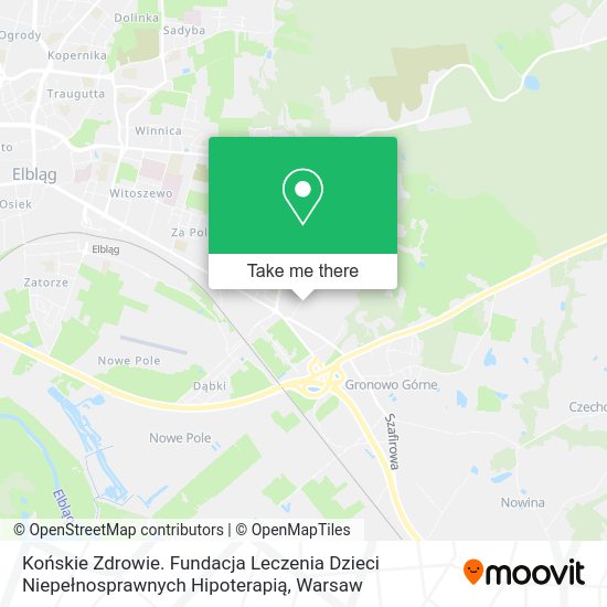 Końskie Zdrowie. Fundacja Leczenia Dzieci Niepełnosprawnych Hipoterapią map