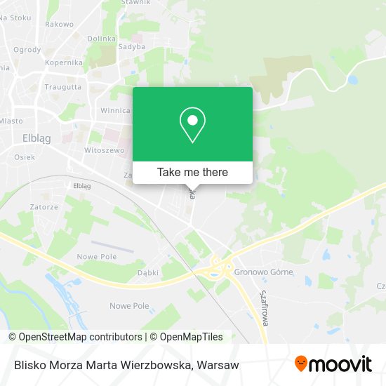 Blisko Morza Marta Wierzbowska map