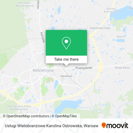 Usługi Wielobranżowe Karolina Ostrowska map