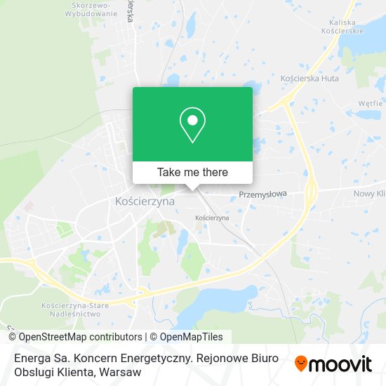 Energa Sa. Koncern Energetyczny. Rejonowe Biuro Obslugi Klienta map