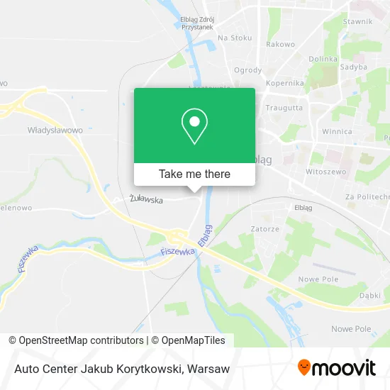 Карта Auto Center Jakub Korytkowski