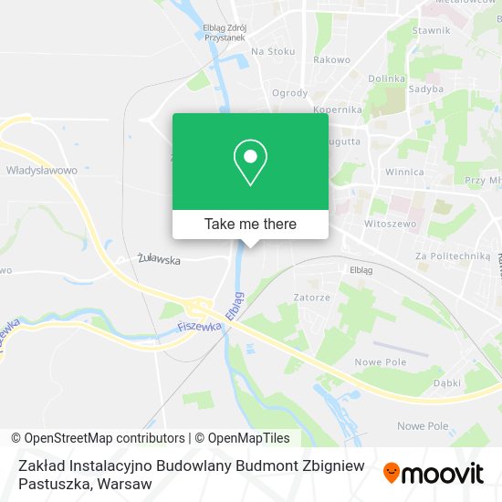 Zakład Instalacyjno Budowlany Budmont Zbigniew Pastuszka map