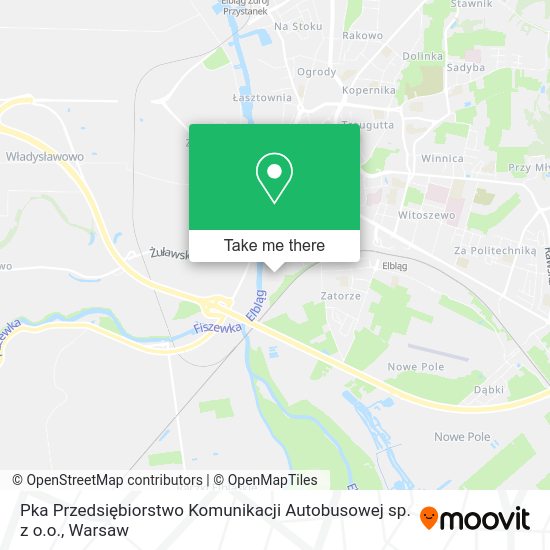 Pka Przedsiębiorstwo Komunikacji Autobusowej sp. z o.o. map