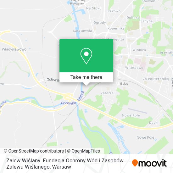 Zalew Wiślany. Fundacja Ochrony Wód i Zasobów Zalewu Wiślanego map