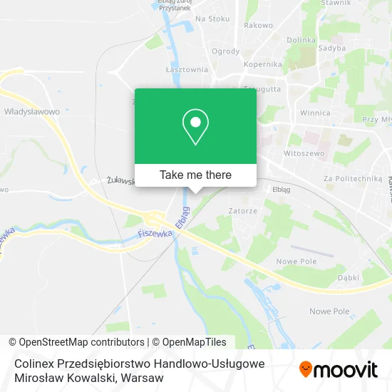 Colinex Przedsiębiorstwo Handlowo-Usługowe Mirosław Kowalski map