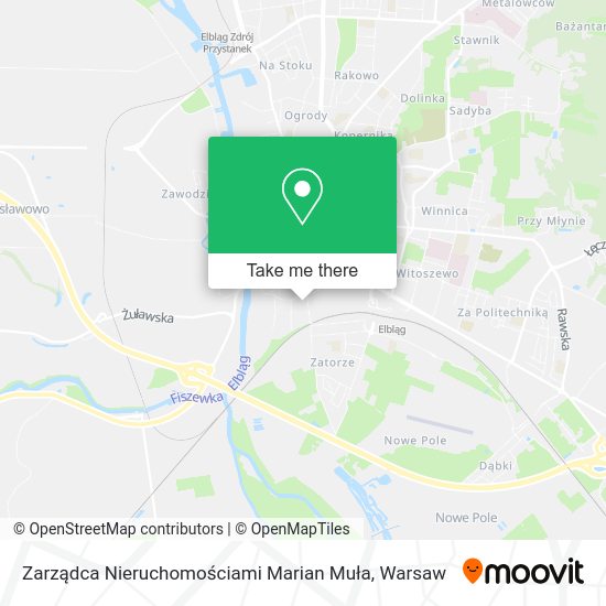 Zarządca Nieruchomościami Marian Muła map