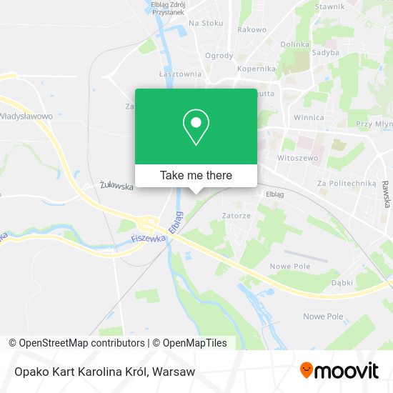 Opako Kart Karolina Król map