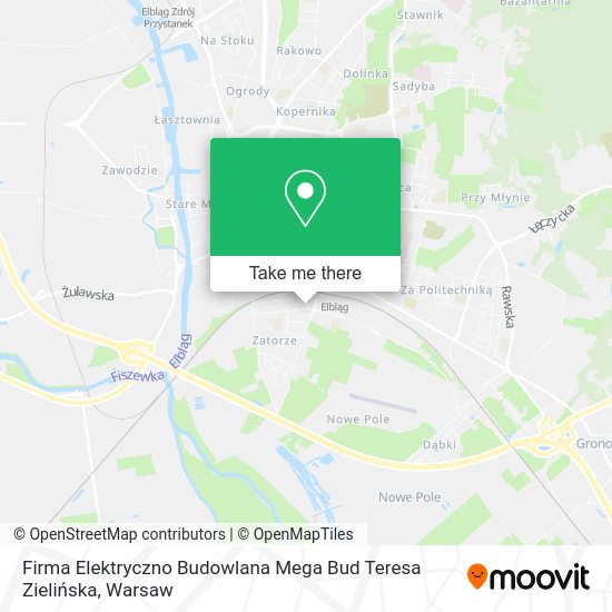 Firma Elektryczno Budowlana Mega Bud Teresa Zielińska map