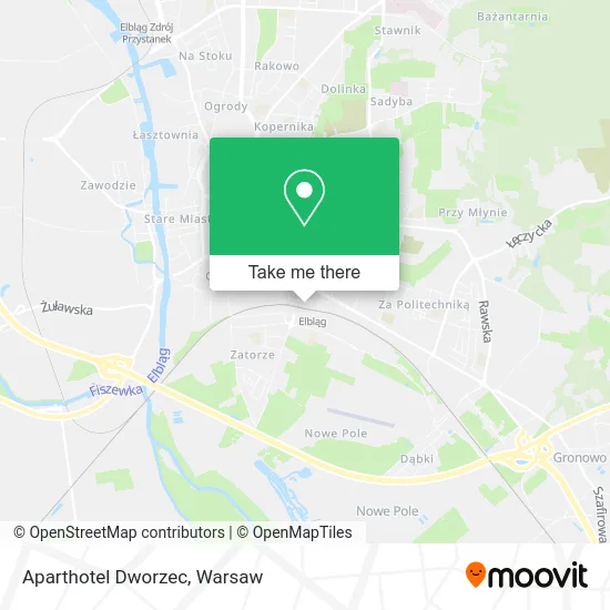 Aparthotel Dworzec map