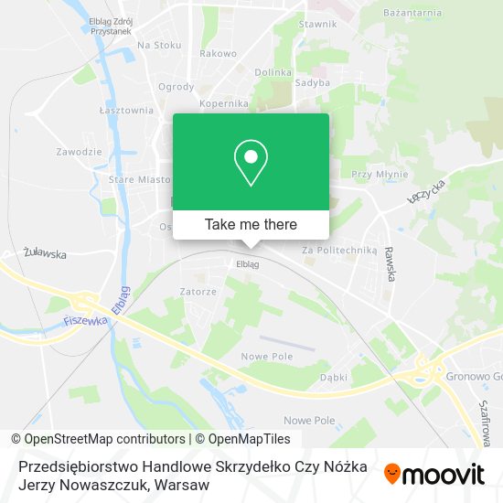 Przedsiębiorstwo Handlowe Skrzydełko Czy Nóżka Jerzy Nowaszczuk map