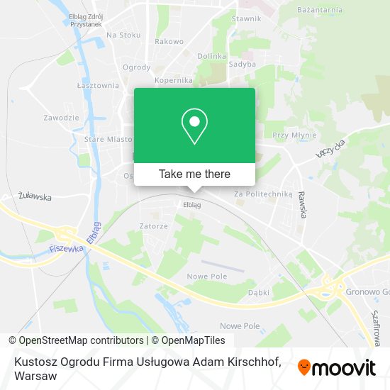 Kustosz Ogrodu Firma Usługowa Adam Kirschhof map