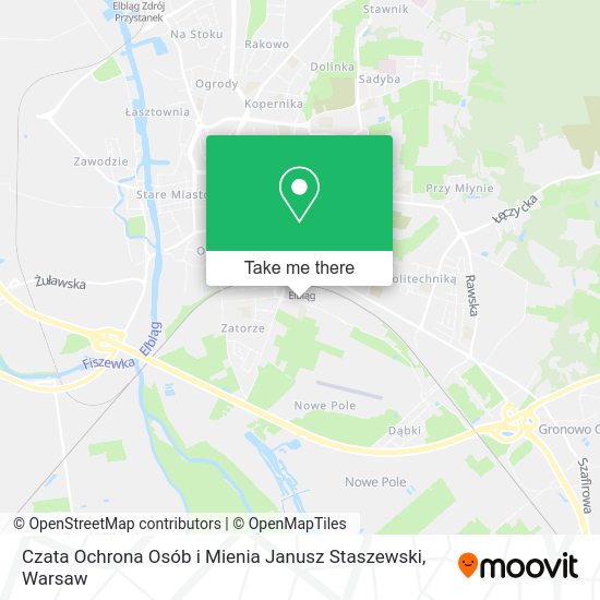 Czata Ochrona Osób i Mienia Janusz Staszewski map