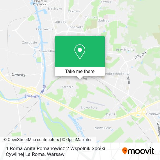 1 Roma Anita Romanowicz 2 Wspólnik Spółki Cywilnej La Roma map