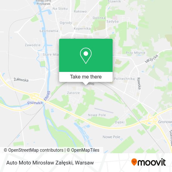 Auto Moto Mirosław Załęski map