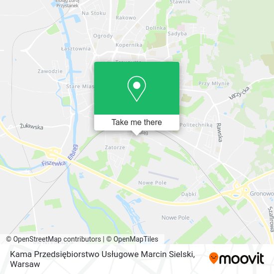 Kama Przedsiębiorstwo Usługowe Marcin Sielski map