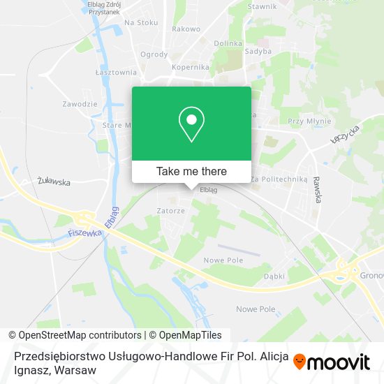 Przedsiębiorstwo Usługowo-Handlowe Fir Pol. Alicja Ignasz map