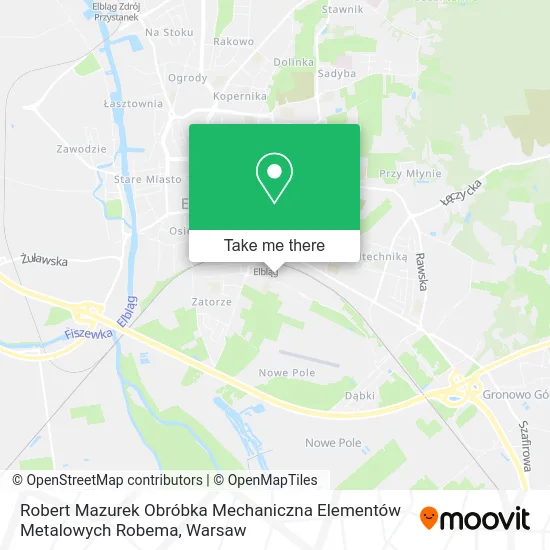 Robert Mazurek Obróbka Mechaniczna Elementów Metalowych Robema map