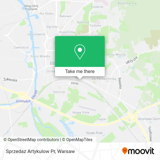 Карта Sprzedaz Artykulow Pr