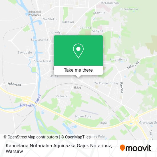 Kancelaria Notarialna Agnieszka Gajek Notariusz map