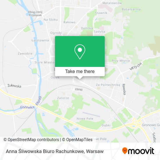 Anna Śliwowska Biuro Rachunkowe map