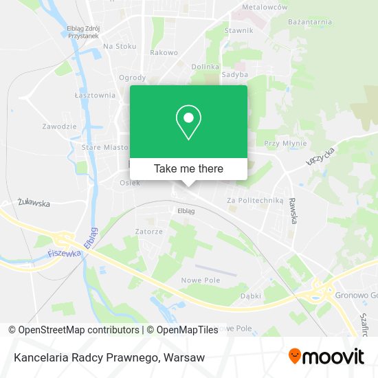 Kancelaria Radcy Prawnego map