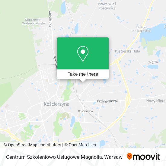 Centrum Szkoleniowo Uslugowe Magnolia map