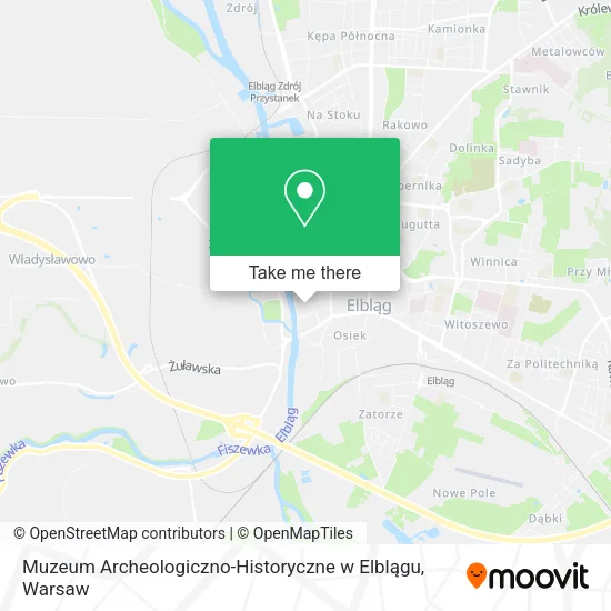 Muzeum Archeologiczno-Historyczne w Elblągu map